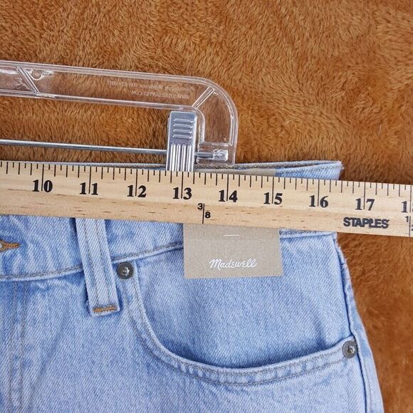 MADEWELL Mens Shorts Size 31 Blue Jean Medium Wash Denim 8" - Picture 5 of 8